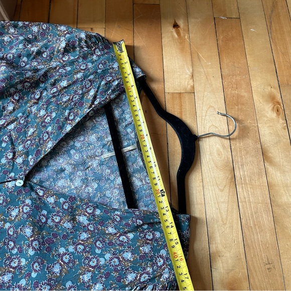 Free People Provence Green Floral Print Dress - Picture 9 of 12